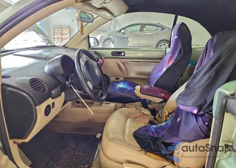 2007 Volkswagen New Beetle Convertible Option Package 2 из США, поврежденный, VIN 3VWSF31Y67M405507